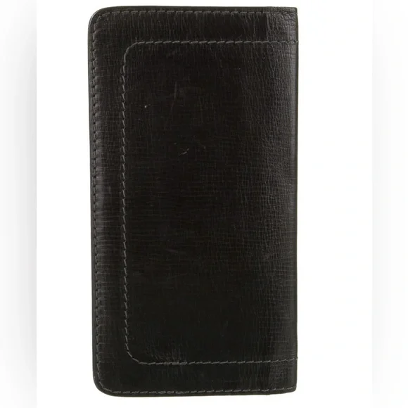 Louis Vuitton Porte Valeurs Cartes Brazza Black Pebbled Leather Wallet - Picture 5 of 11